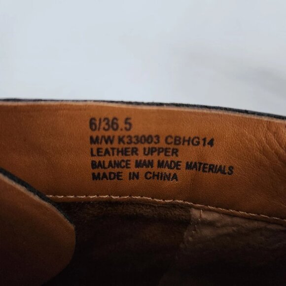 Kork Ease Helen Leather Ankle Boots Women's 6 Black Brown Lace Up Heritage Derby - Picture 2 of 14